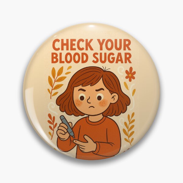 Item preview, Check Your Blood Sugar – Cute Diabetes Awareness Art for Kids designed and sold by Lacritsa .