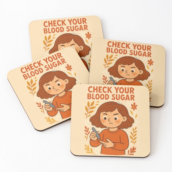 Item preview, Check Your Blood Sugar – Cute Diabetes Awareness Art for Kids designed and sold by Lacritsa .