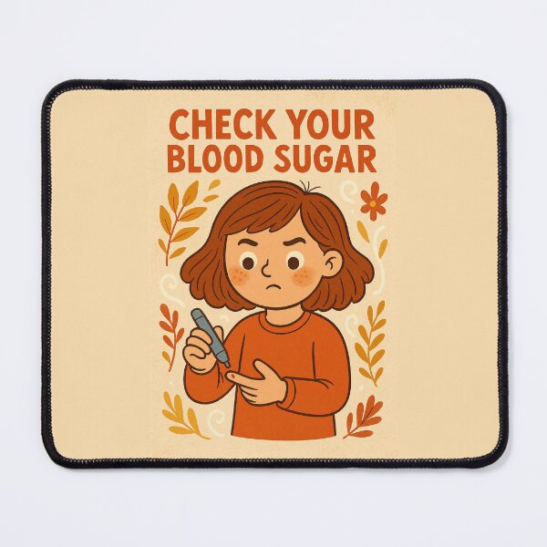 Item preview, Check Your Blood Sugar – Cute Diabetes Awareness Art for Kids designed and sold by Lacritsa .