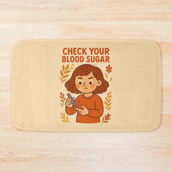 Item preview, Check Your Blood Sugar – Cute Diabetes Awareness Art for Kids designed and sold by Lacritsa .