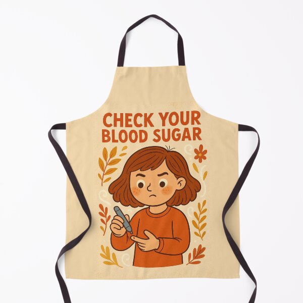 Item preview, Check Your Blood Sugar – Cute Diabetes Awareness Art for Kids designed and sold by Lacritsa .