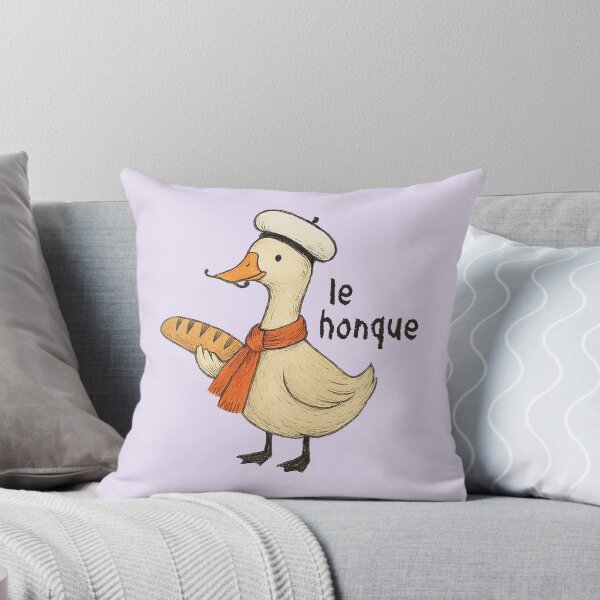 Item preview, Le Honque – French Duck Meme with Baguette designed and sold by Aredbox.