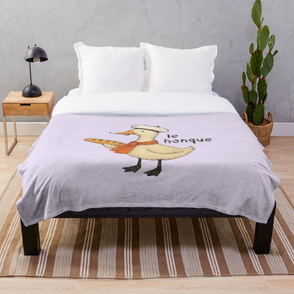 Item preview, Le Honque – French Duck Meme with Baguette designed and sold by Aredbox.