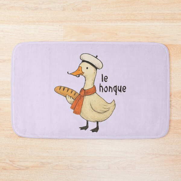 Item preview, Le Honque – French Duck Meme with Baguette designed and sold by Aredbox.