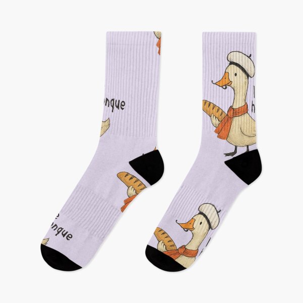 Item preview, Le Honque – French Duck Meme with Baguette designed and sold by Aredbox.
