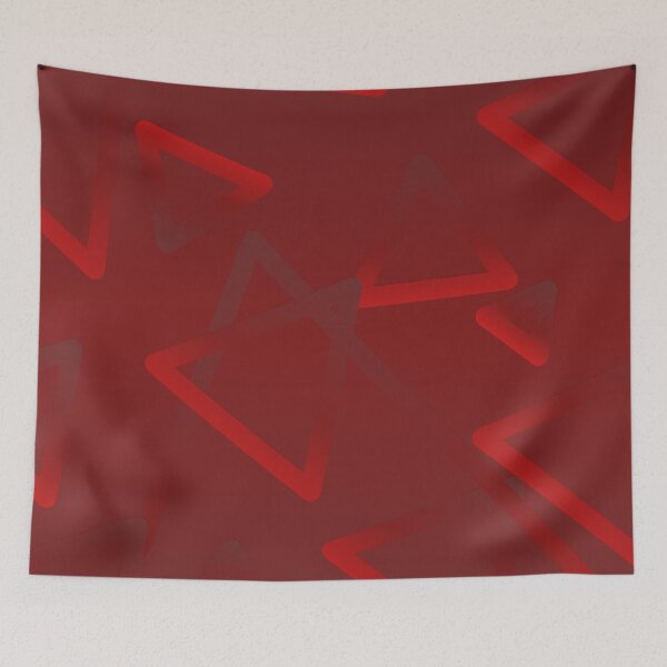 Item preview, Red triangles | gradient | color geometry designed and sold by dfly-creations.
