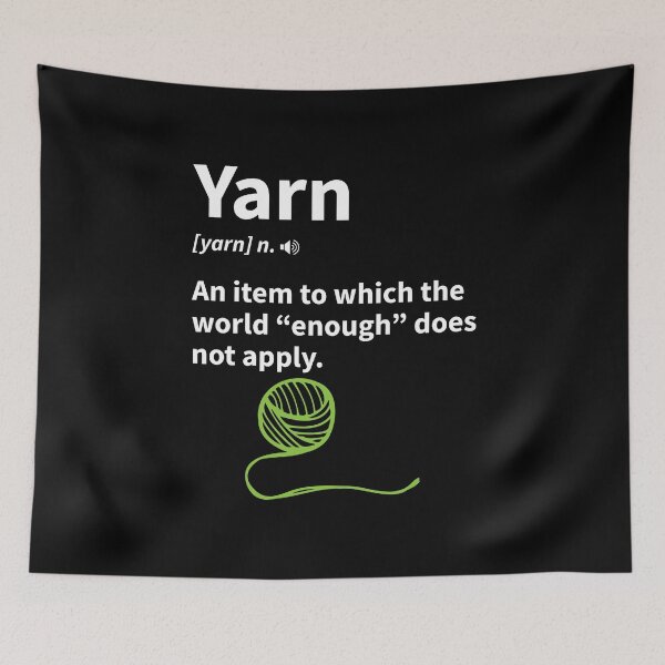 Item preview, Yarn Noun definition Funny Knitting crochet knitting Outfit designed and sold by DexertimaArt.