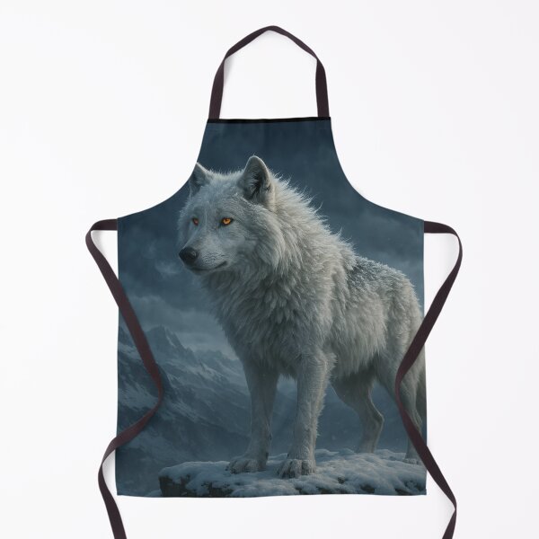 Item preview, White Dire Wolf Realistic designed and sold by Templatemini.