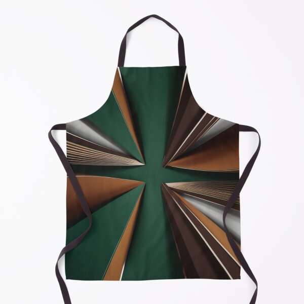 Item preview, Echo Lines – Deep Forest Perspective with Bronze Accents designed and sold by Harmonic_Layers.