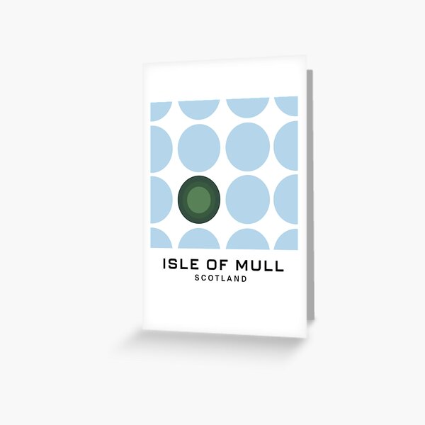 Item preview, Isle of Mull Scotland Abstract Bauhaus Style Design designed and sold by cartoosh.