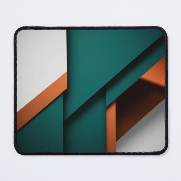 Item preview, Intersecting Planes – Minimalist Forest Geometry in Green & Rust designed and sold by Harmonic_Layers.