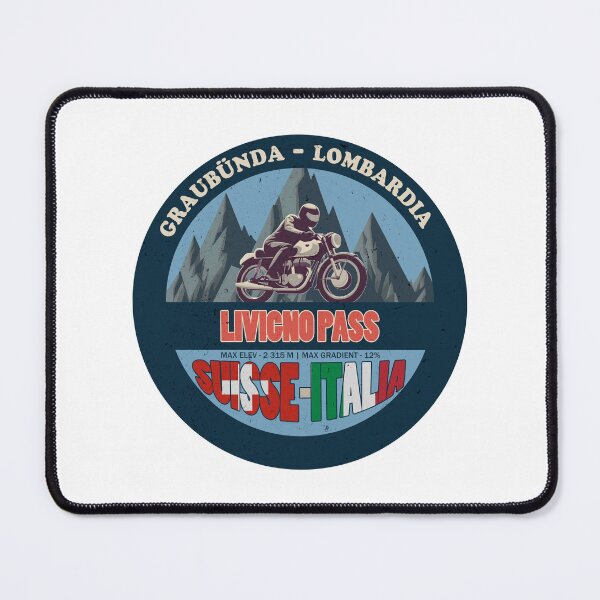 Item preview, Livigno Pass Vintage Badge, Suisse Italia designed and sold by Wanderful-roads.