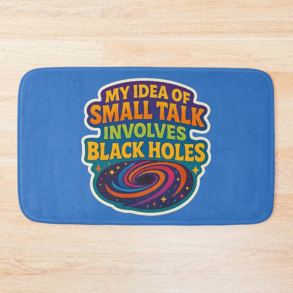 Item preview, Small Talk with Black Holes – A humorous design designed and sold by Girih.