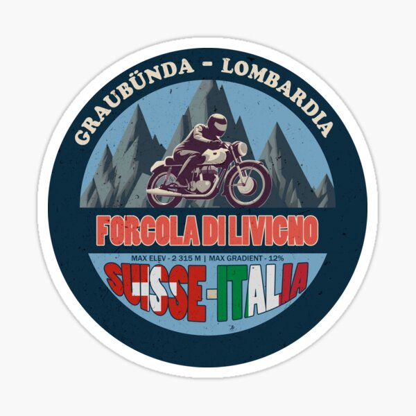 Item preview, Forcola Di Livigno Vintage Badge designed and sold by Wanderful-roads.