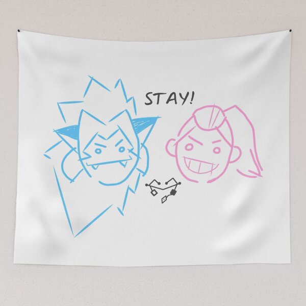Item preview, Catradora doodle "stay" with failsafe heart designed and sold by spaghettihoops7.
