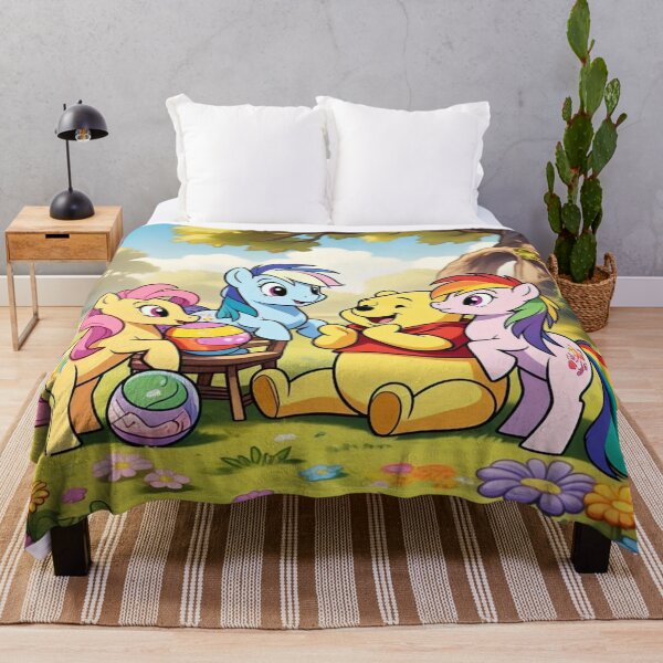 Item preview, Ponies Visit Hundred Acre Woods designed and sold by MyLittlePopCulture.