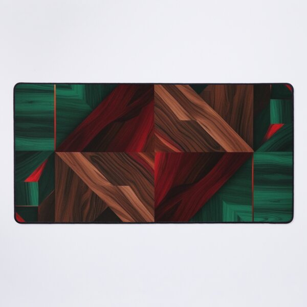 Item preview, Verdant Prism – Geometric Minimalist Abstract in Forest Tones designed and sold by Harmonic_Layers.