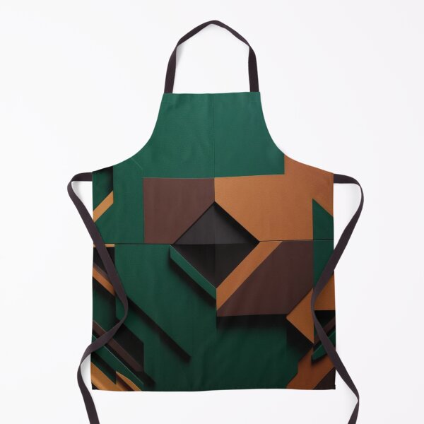 Item preview, Shadow Grove – Layered Geometric Abstract in Earthy Forest Hues designed and sold by Harmonic_Layers.