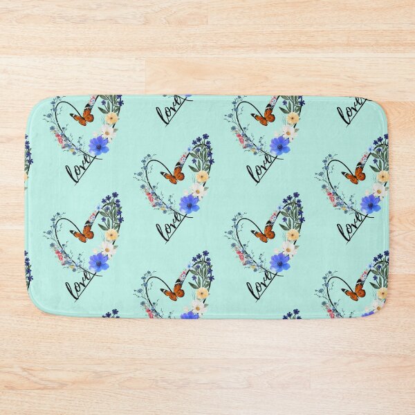 Item preview, Floral Heart Love Design with Butterfly designed and sold by TheMysticNook.