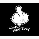 Middle Finger Have A Nice Day Tapestry By Vicdesign Redbubble