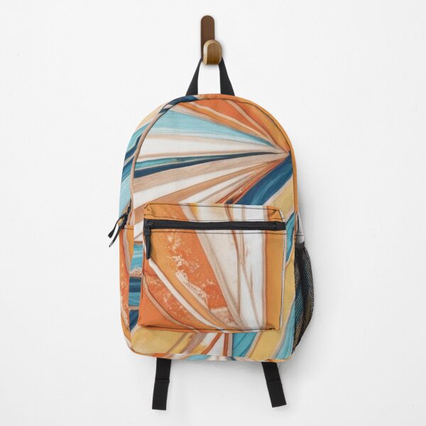 Item preview, Coastal Burst – Abstract Geometry in Sunlit Beach Tones and Ocean Blues designed and sold by Harmonic_Layers.
