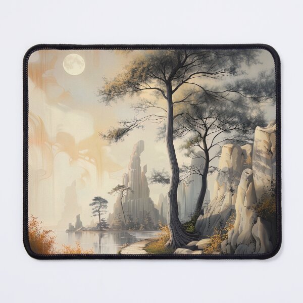 Item preview, Moonlit Journey: Whispers of the Stone Path designed and sold by bloorose.