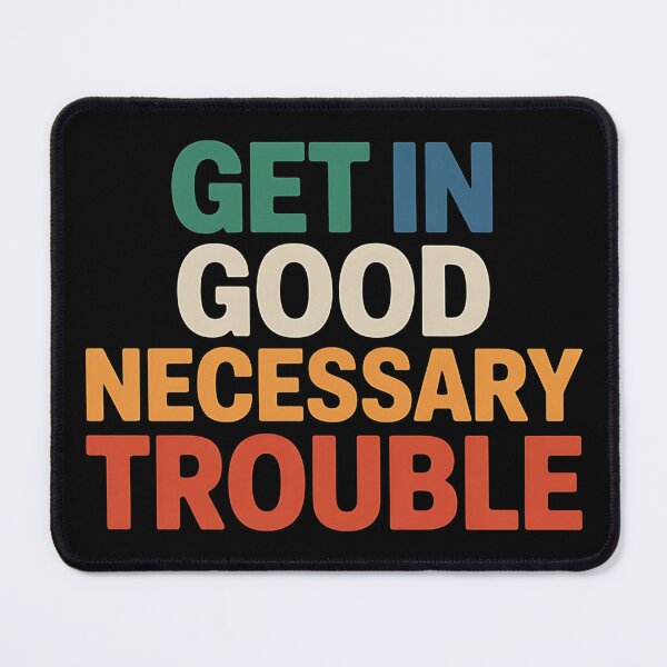 Item preview, Get in Good Necessary Trouble - The perfect gift for those who fight for equality, justice, and human rights. designed and sold by ZyziowskyArt.
