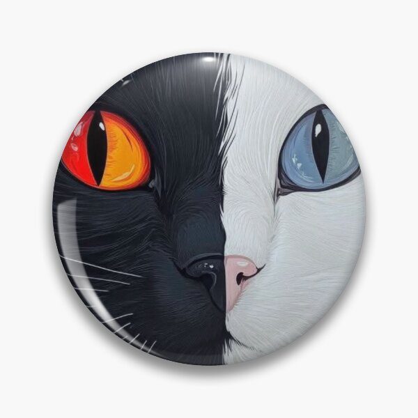 Item preview, Black and white  cat designed and sold by GraphicMondaze.