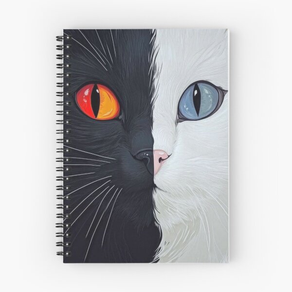Item preview, Black and white  cat designed and sold by GraphicMondaze.