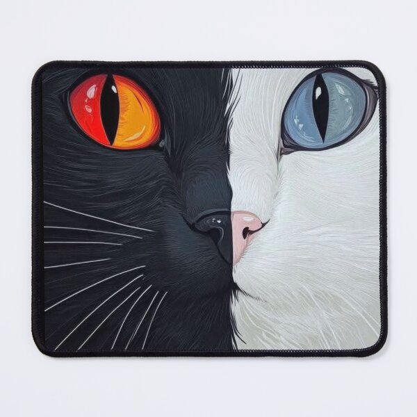 Item preview, Black and white  cat designed and sold by GraphicMondaze.