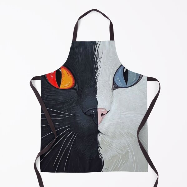 Item preview, Black and white cat designed and sold by GraphicMondaze.