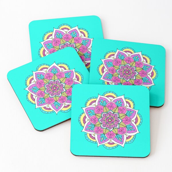 Item preview, Pastel Flower Mandala designed and sold by Julie Erin Designs.