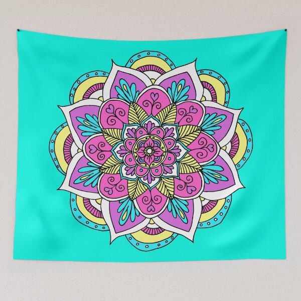 Item preview, Pastel Flower Mandala designed and sold by Julie Erin Designs.