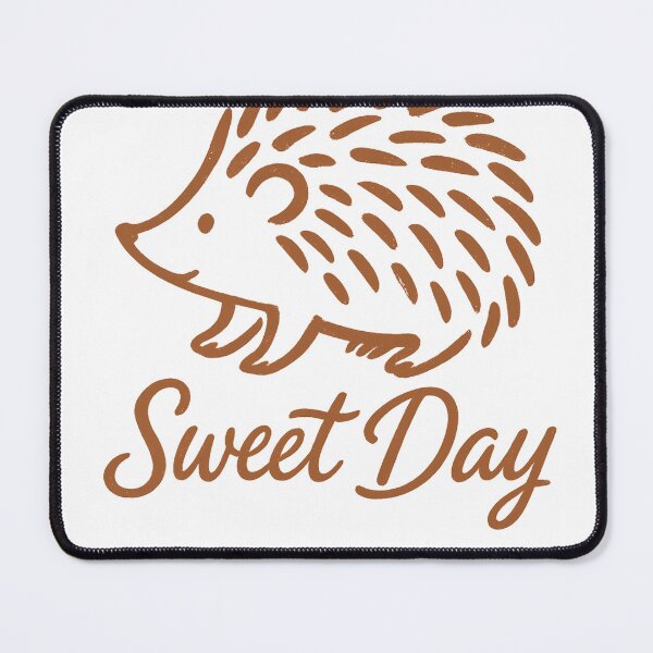 Item preview, Curious Hedgehog Illustration – Sweet Day Forest Wonder designed and sold by Sweetday2025.