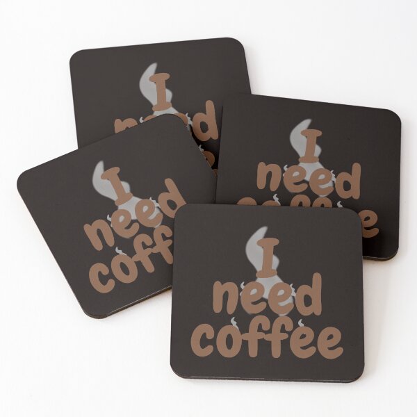 Item preview, I Need Coffee – Bold Typography Design for Coffee Enthusiasts designed and sold by Unlimited-Style.