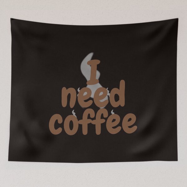 Item preview, I Need Coffee – Bold Typography Design for Coffee Enthusiasts designed and sold by Unlimited-Style.