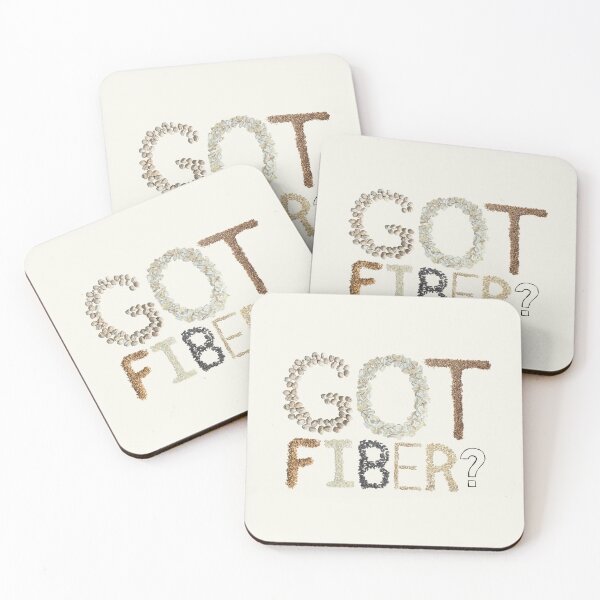 Item preview, Eat more fiber - Got fiber? Whole foods typography art  designed and sold by EveryDayDabble.