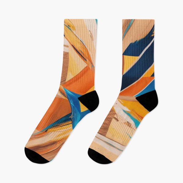 Item preview, Sunset Prism – Bold Geometric Beach Abstract with Coastal Hues designed and sold by Harmonic_Layers.