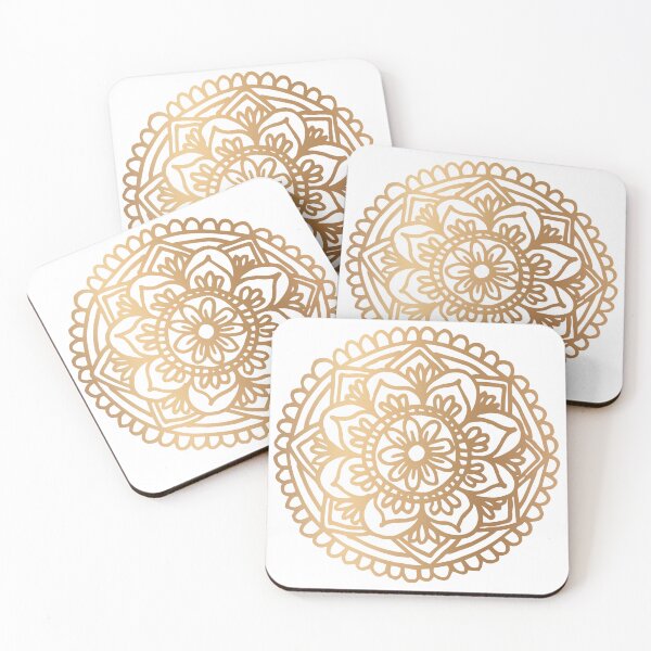 Item preview, Luxe Gold Mandala Flower designed and sold by Julie Erin Designs.