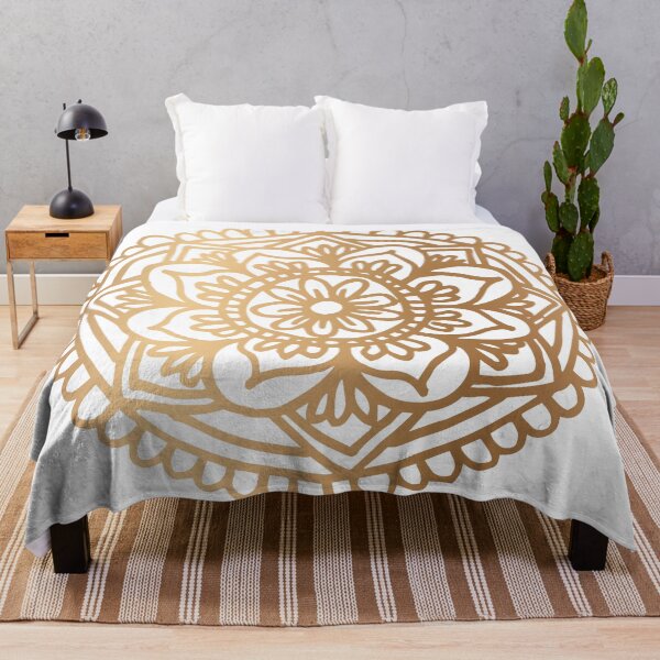 Item preview, Luxe Gold Mandala Flower designed and sold by Julie Erin Designs.