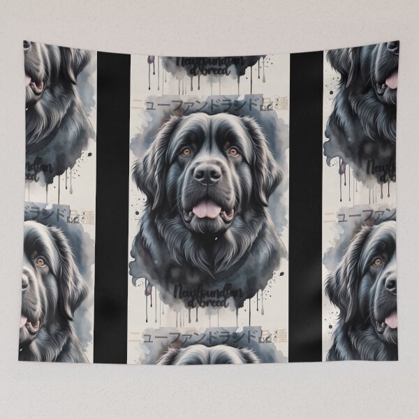 Item preview, Large black dog - Newfoundland designed and sold by caperaerik.