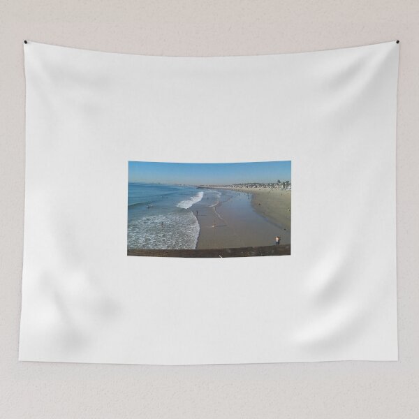 Item preview, Huntington beach shoreline designed and sold by HapppyVibes.