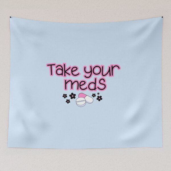 Item preview, Take Your Meds Sticker designed and sold by baranskini.