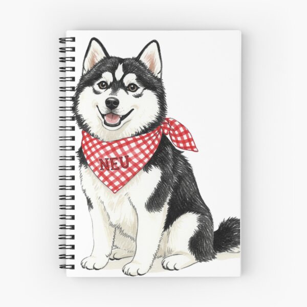 Item preview, NEU Husky with Bandana designed and sold by grayolivia-.