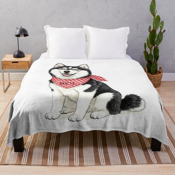 Item preview, NEU Husky with Bandana designed and sold by grayolivia-.