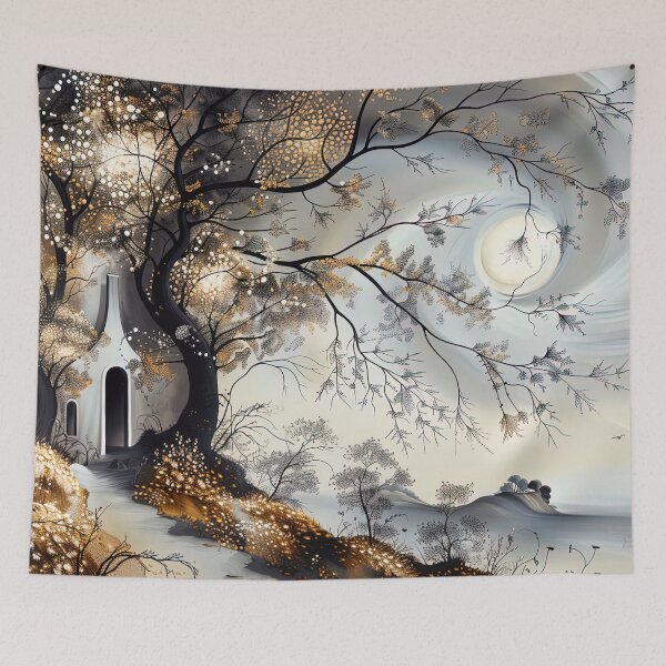 Item preview, Moonlit Sanctuary: Whispers of the Glimmering Grove designed and sold by bloorose.