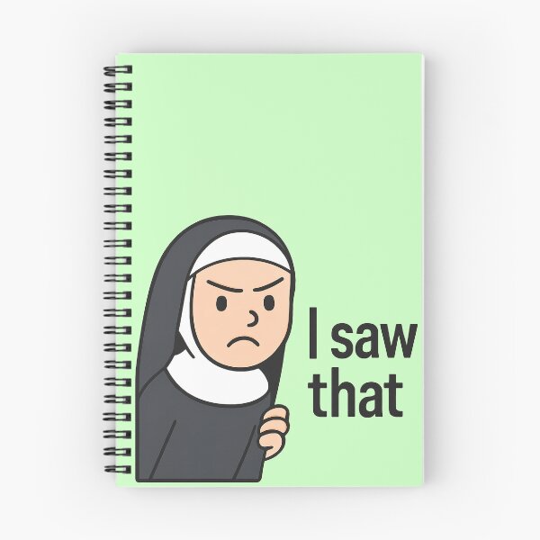 Item preview, cartoon nun i saw that jesus meme designed and sold by TSQ.