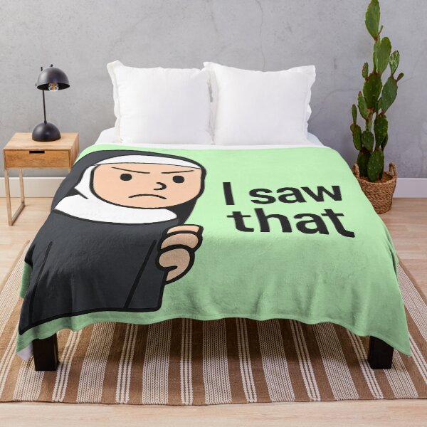 Item preview, cartoon nun i saw that jesus meme designed and sold by TSQ.