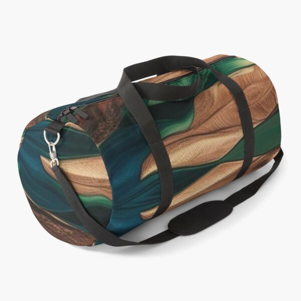 Item preview, Verdant Pulse – Abstract Feathered Pattern in Forest Hues designed and sold by Harmonic_Layers.