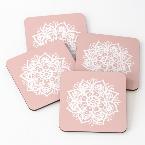 Item preview, Dusty Rose Pink Mandala Flower designed and sold by Julie Erin Designs.
